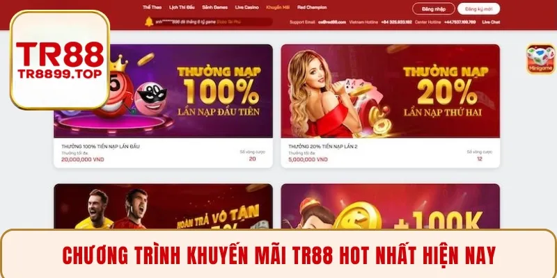 Chương trình khuyến mãi TR88 hot nhất hiện nay