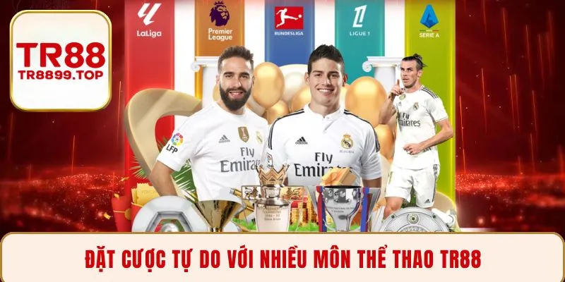 Đặt cược tự do với nhiều môn thể thao TR88
